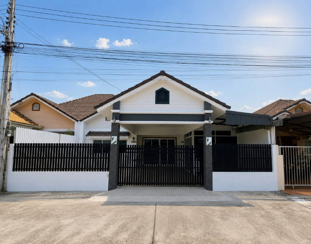 รูป ขายบ้านเดี่ยวรีโนเวทใหม่ ม.ไม้งาม เลี่ยงหนองมน ห้วยกะปิ ชลบุรี - รูปที่ 15/16