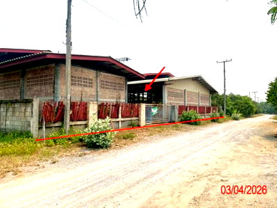 ขายโรงงาน : โกดัง 395.1 ตร.วา บ้านโฮ่ง ลำพูน 1.4M