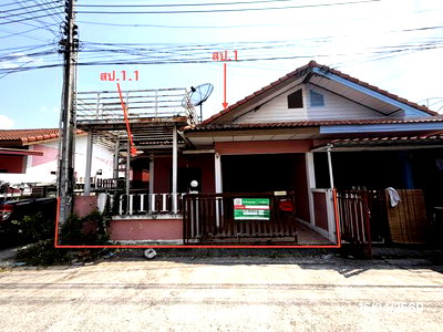 Townhouses for sale Si Racha Chonburi : TOWN HOUSE 24.5 Sq.w. Si Racha Chonburi for 1.2M