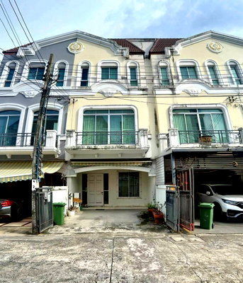ขายทาวน์โฮม : R0328 ขาย ซื้อ ทาวน์โฮม บ้านกลางเมือง สวิสทาวน์ Baan Klang Muang Swiss Town พร้อมอยู่ ราคาถูก สนใจ Line: @951qfbfi