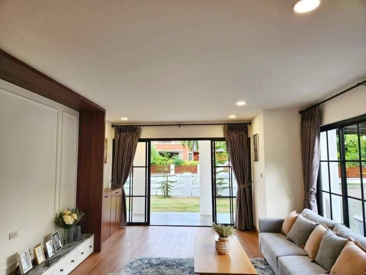 รูป 🏡ขายด่วน! บ้านกรีนวัลเล่ย์ แม่ริม สไตล์เมดิเตอร์เรเนียน 94 ตร.ว. 8.9 ลบ. 📞063-6649056 - รูปที่ 12/17