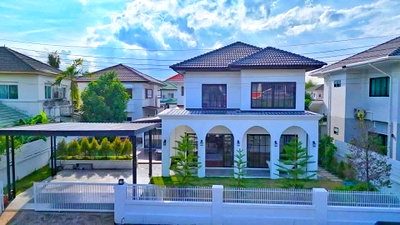 ขายบ้านเดี่ยว : 🏡ขายด่วน! บ้านกรีนวัลเล่ย์ แม่ริม สไตล์เมดิเตอร์เรเนียน 94 ตร.ว. 8.9 ลบ. 📞063-6649056