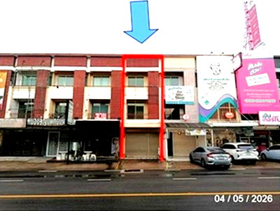 Shophouses for sale Kasetsart University Si Racha Campus : SHOP HOUSE 27.2 Sq.w. Si Racha Chonburi for 5.5M