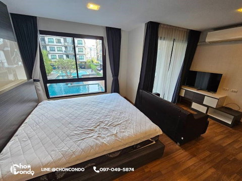 Living Avenue ตึกA ชั้น2 บางแสน ---------วิวสระ-------ห้องว่าง 06 มิ.ย. 2569-------Tel 097-049-5874 (Line: @choncondo มี@ด้วย)