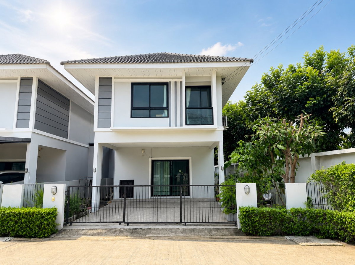 รูป ให้เช่าบ้านแฝดหลังริม ม.มณีรินทร์ปาร์ค บางพระ ศรีราชา - รูปที่ 3/22