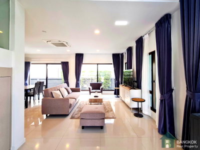 บ้านเดี่ยวให้เช่า : ให้เช่าบ้านเดี่ยว 4 ห้องนอน บุราสิริ กรุงเทพกรีฑา ใกล้รร.ไบรท์ตัน คอลเลจ