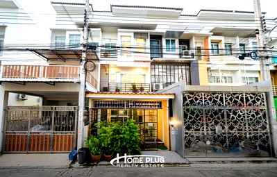 ทาวน์โฮม วิทยาลัยเทคนิคราชสิทธาราม : ทาวน์โฮม 3 ชั้น บ้านบุษรา เพชรเกษม 81 ถนนมาเจริญ แขวงหนองค้างพลู เขตหนองแขม กรุงเทพมหานคร