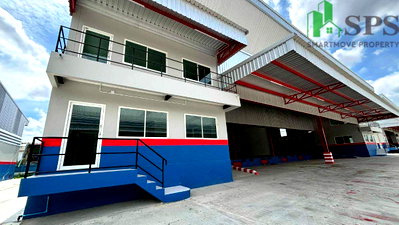 เช่าโรงงาน บางพลี สมุทรปราการ : โกดัง ให้เช่า ทำเลทองติดถนนใหญ่ ศรีนครินทร์ หนามแดง (SPSJP357)