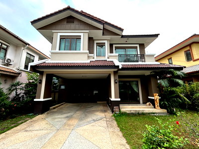 เช่าบ้านเดี่ยว รร.เตรียมอุดมศึกษาน้อมเกล้า  : 🏡 ให้เช่าบ้านเดี่ยวพร้อมเข้าอยู่  — โครงการเศรษฐสิริ วงแหวน-สุขาภิบาล 2  โซนเสรีไทย-รามอินทรา ใกล้ Fashion Island