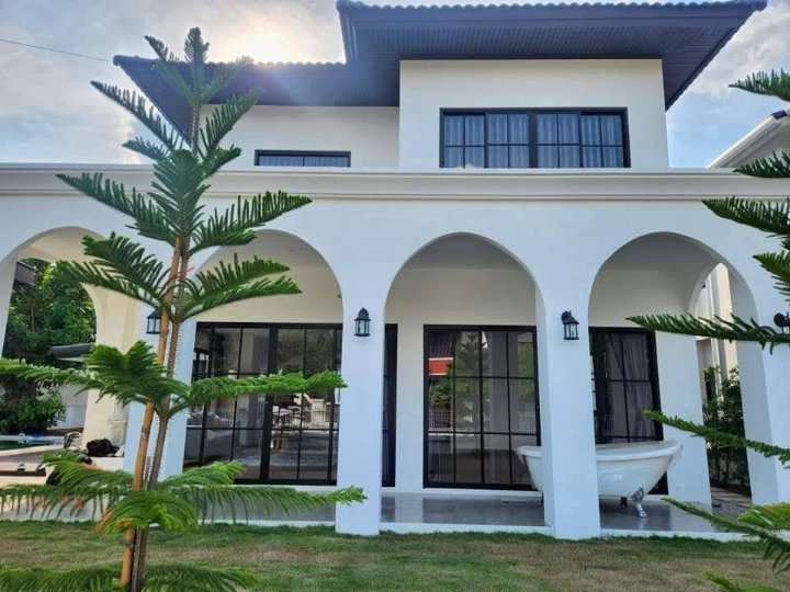 รูป 🏡ขายด่วน! บ้านกรีนวัลเล่ย์ แม่ริม สไตล์เมดิเตอร์เรเนียน 94 ตร.ว. 8.9 ลบ. 📞063-6649056 - รูปที่ 4/17