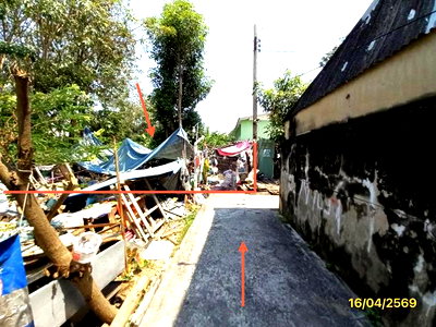 ขายที่ดิน : ที่ดินว่างเปล่า 147 ตร.วา เขตภาษีเจริญ กรุงเทพมหานคร 1.1M