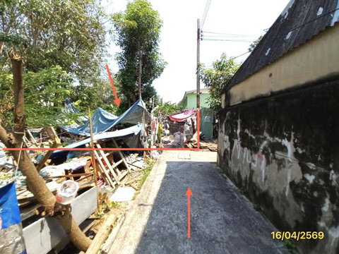 ที่ดินว่างเปล่า 147 ตร.วา เขตภาษีเจริญ กรุงเทพมหานคร 1.1M