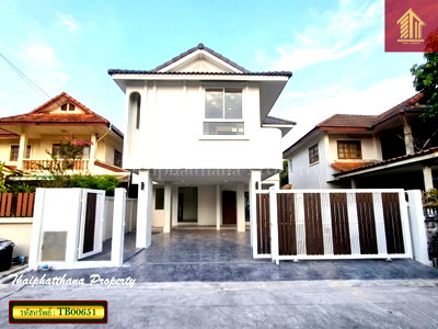 ขายบ้านเดี่ยว : บ้านเดี่ยวรีโนเวทใหม่ หมู่บ้านดอนเมืองวิลล่า 2 ทำเลดี สายไหม-ดอนเมือง ใกล้ BTS สะพานใหม่