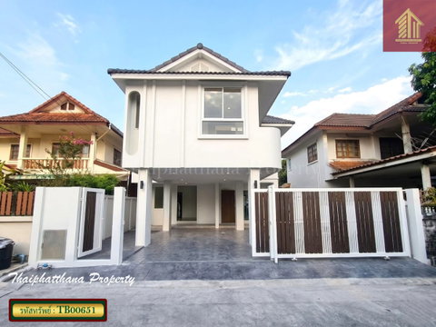 บ้านเดี่ยวรีโนเวทใหม่ หมู่บ้านดอนเมืองวิลล่า 2 ทำเลดี สายไหม-ดอนเมือง ใกล้ BTS สะพานใหม่