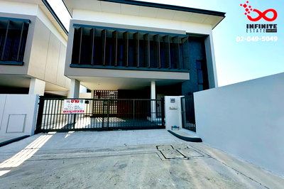 ขายบ้านเดี่ยว : ขายบ้านเดี่ยว วิลล่า 168 นิวกรุงเทพกรีฑา 2ชั้น 66ตร.ว. บ้านใหม่พร้อมอยู่ ใกล้สนามบินสุวรรณภูมิ ถนนพัฒนาชนบท 