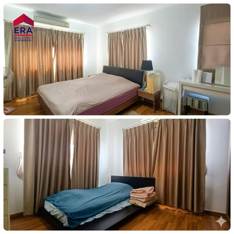 รูป ให้เช่า บ้านเดี่ยว 2 ชั้น House of the Canary ศรีราชา 3 ห้องนอน เฟอร์ครบ พร้อมอยู่ ใกล้ J-Park - รูปที่ 13/18