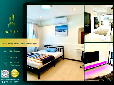 เช่าบ้านเดี่ยว ถนนสุขุมวิท : AB06007 - Baan Klang Krung Office Park Bangna 