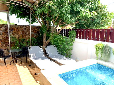 Houses for sale Khao Chi Chan : House for Sale Bang Saray Private Pool Corner Home