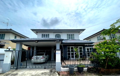 Houses for sale Makro Bangbuathong : ✅  House for sale near the MRT Purple Line station ✅ Chaiyapurk Village Wat Lat Pla Duk