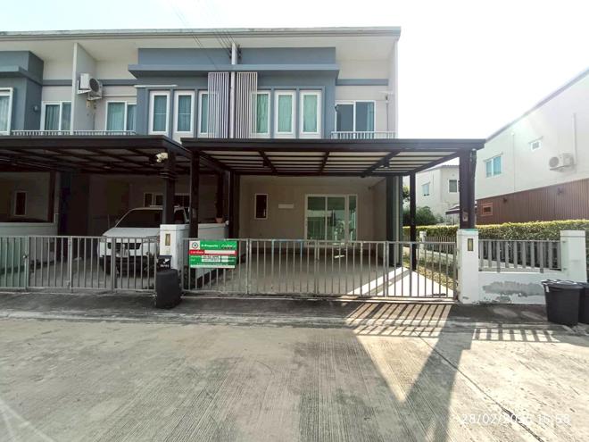 รูป ทาวน์เฮ้าส์ 29.5 ตร.วา ชวนชื่น ทาวน์ ราชพฤกษ์ 345 บางบัวทอง นนทบุรี 2.6M - รูปที่ 1/35