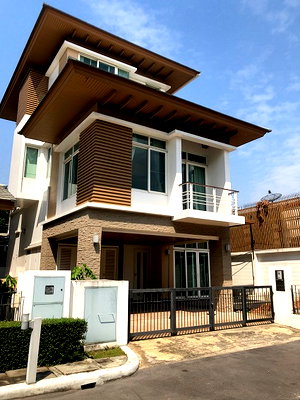บ้านเดี่ยว ถนนประเสริฐมนูกิจ : ขายบ้านเดี่ยว 3 ชั้นเนื้อที่ 63.4 ตร.ว. หมู่บ้านเดอะไพรมารี่ เพรสทีจ รัชดา-รามอินทรา 