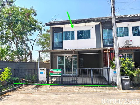 ทาวน์เฮ้าส์ 24.5 ตร.วา บ้านพฤกษา อีสเทิร์น-ปลวกแดง ปลวกแดง ระยอง 1.7M