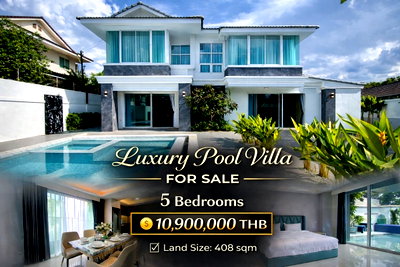 บ้านเดี่ยว ชลบุรี : 🔥ขาย ลักชัวรี่พูลวิลล่า พัทยา Luxury Pool Villa Pattaya ใกล้หาดจอมเทียน ทำเล Prime พัทยา ชัยพฤกษ์ 2/7