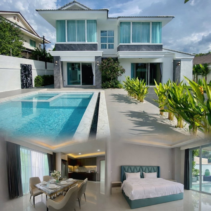 รูป 🔥ขาย ลักชัวรี่พูลวิลล่า พัทยา Luxury Pool Villa Pattaya ใกล้หาดจอมเทียน ทำเล Prime พัทยา ชัยพฤกษ์ 2/7 - รูปที่ 7/9