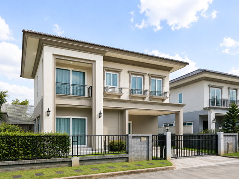Single house, Grandio, Vibhavadi-Rangsit, near expressway, close to main road Phaholyothin, near Bangkok University, Lowset Price