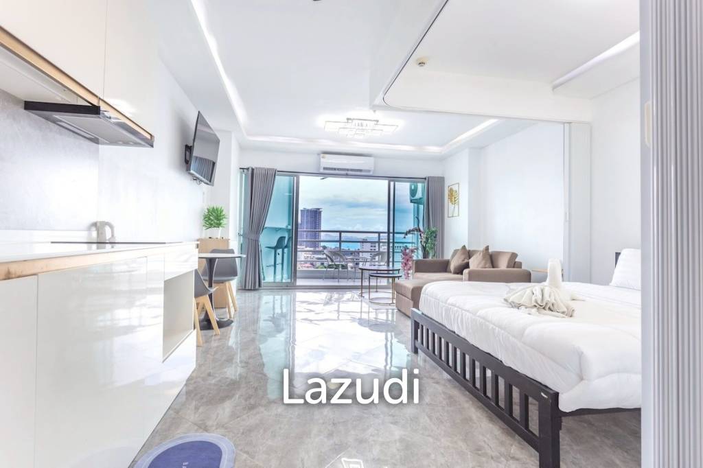 รูป ห้องสตูดิโอสุดหรูชั้น 19 ที่วิวทะเล 5 จอมเทียน - รูปที่ 1/11