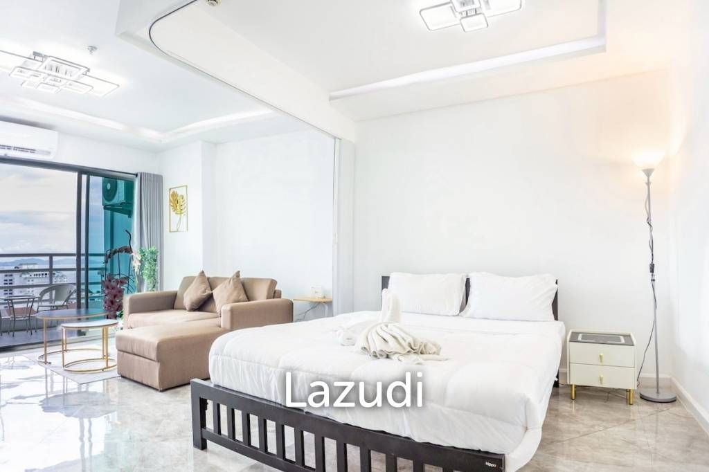 รูป ห้องสตูดิโอสุดหรูชั้น 19 ที่วิวทะเล 5 จอมเทียน - รูปที่ 2/11