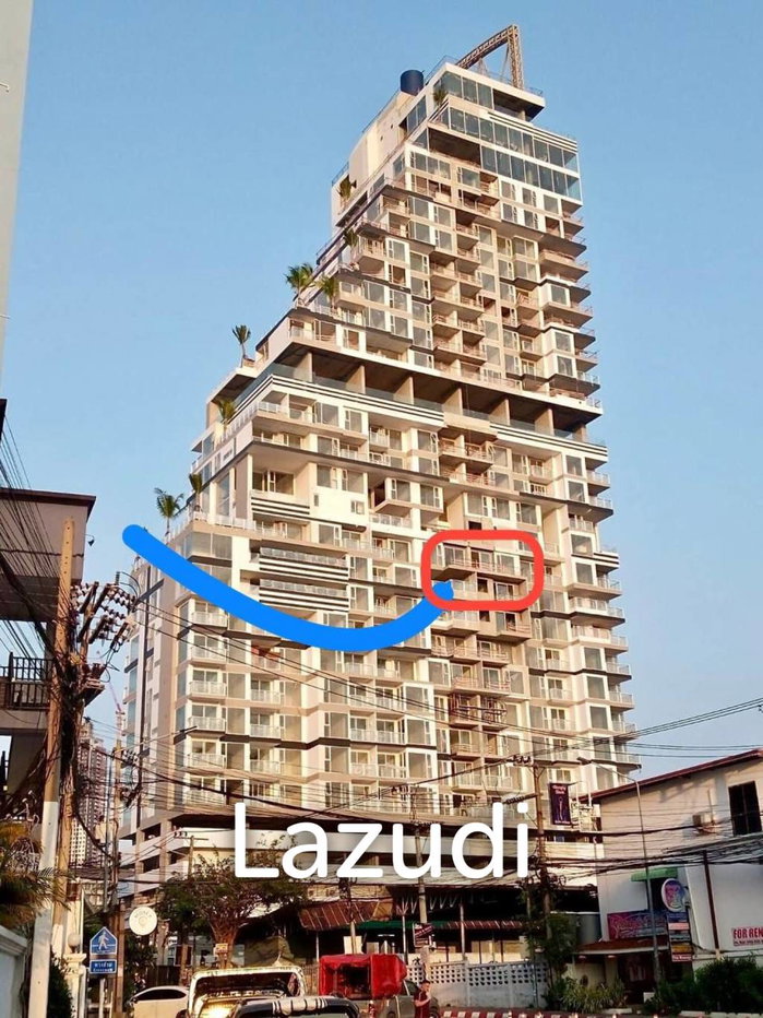 รูป คอนโดหรู 46 ตร.ม. ชั้น 9 นาเกลือ-หนองปรือ พัทยา พร้อมเฟอร์นิเจอร์ - รูปที่ 9/9