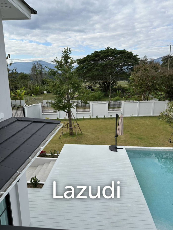 รูป บ้านสร้างใหม่ 2 ชั้น 4 นอน วิวภูเขาและสระว่ายน้ำใน อ.แม่ริม - รูปที่ 21/39