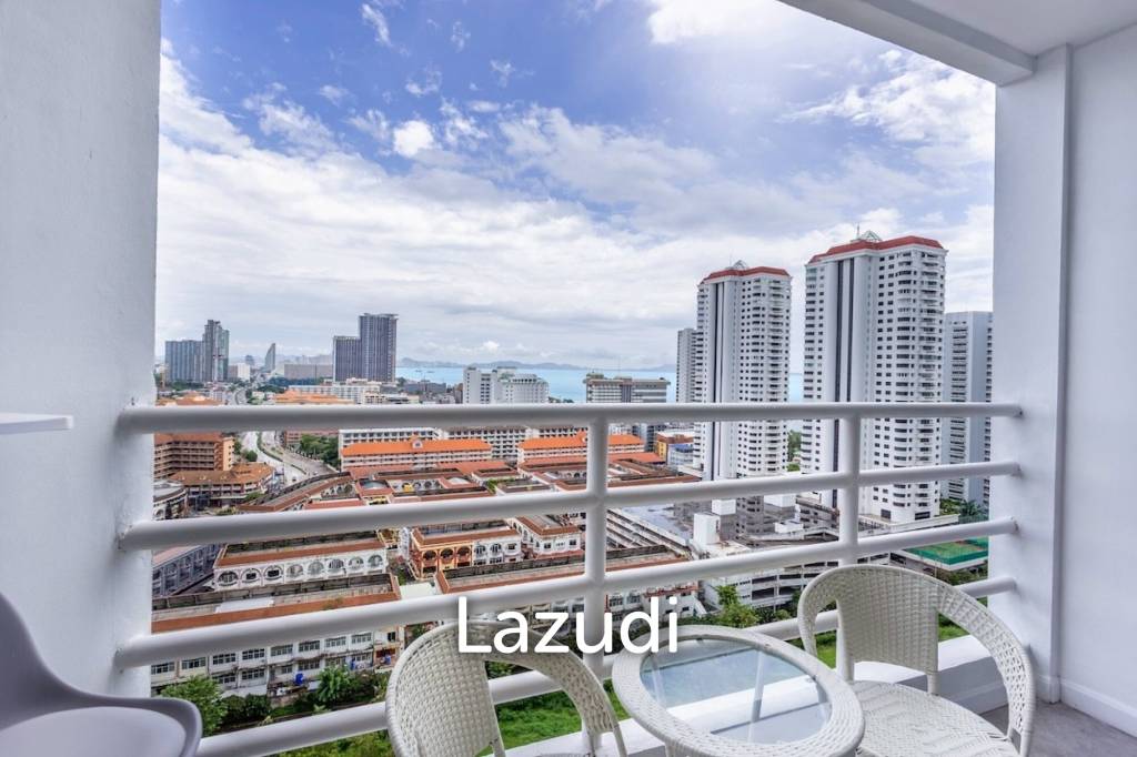 รูป ห้องสตูดิโอสุดหรูชั้น 19 ที่วิวทะเล 5 จอมเทียน - รูปที่ 10/11