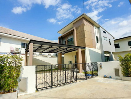 Call : 080-690-8232 S-Gate Premium Kanchanpisek Village, Corner plot detached house 67.30 sq.wa 3 Beds, 3 Baths, 2 parking spaces