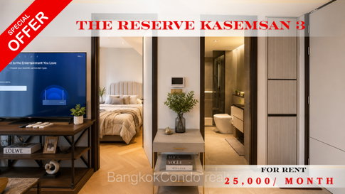 🌸🌹 High Demand Project For Rent 📍 The Reserve Sukhumvit 61 (Line: @rent2022) | Prime Sukhumvit Location ✨ Ready to move in! ✨ 📌 Ref Code: A11432