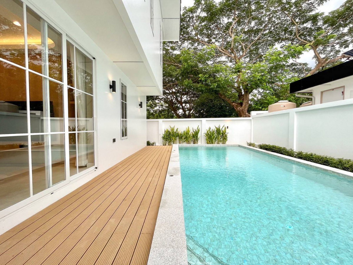 รูป บ้าน Pool villa 2 ชั้น บ้านพร้อมสระว่ายน้ำในตัว สไตร์ Koji ใกล้ห้างสรรพสินค้า #C7MG100771 - รูปที่ 2/28