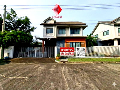 บ้านเดี่ยว ลำลูกกา ปทุมธานี : ขายด่วน! บ้านเดี่ยว วราบดินทร์ รังสิต-คลอง 3  ราคาต่ำกว่าตลาด เหมาะรีโนเวท