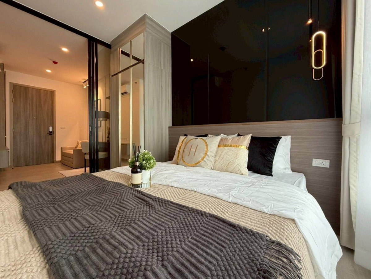 ขายคอนโด KnightsBridge สุขุมวิท-เทพารักษ์ ชั้น 35 ขนาด 28 ตร.ม. 1 นอน 1 น้ำ เฟอร์ครบ พร้อมอยู่ ใกล้ BTS สำโรง