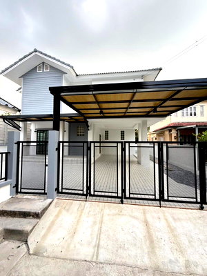 ขายบ้านเดี่ยว : ขายบ้านเดี่ยวศิลปการพาร์ค 3 บ้านกล้วยฯ 65 ตร.ว. หลังมุมถนนเมน 4 นอน ฟรีโอน