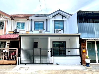 ทาวน์โฮม โรงเรียนนานาชาติเด่นหล้า : ขายทาวน์เฮาส์พฤกษาวิลล์ 15 รัตนาธิเบศร์ 17.5 ตร.ว. แต่งใหม่ครัวหลังคาสองชั้นแถมแอร์ ฟรีโอน