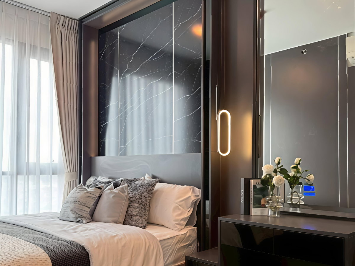 ขายคอนโด Knightsbridge สุขุมวิท-เทพารักษ์ ชั้น 35 ขนาด 32 ตร.ม. 1 ห้องนอน 1 ห้องน้ำ ตกแต่งสวย เฟอร์ครบ พร้อมอยู่ ใกล้รถไฟฟ้าสายสีเหลือง สถานีทิพวัล
