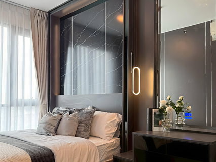 ขายคอนโด Knightsbridge สุขุมวิท-เทพารักษ์ ชั้น 35 ขนาด 32 ตร.ม. 1 ห้องนอน 1 ห้องน้ำ ตกแต่งสวย เฟอร์ครบ พร้อมอยู่ ใกล้รถไฟฟ้าสายสีเหลือง สถานีทิพวัล