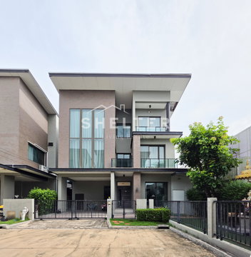 Modern Luxury Home 3 ชั้น เชื่อมต่อเส้นเลียบทางด่วนได้ทันที พร้อมเดินทางไปเอกมัย-ทองหล่อ 🚘