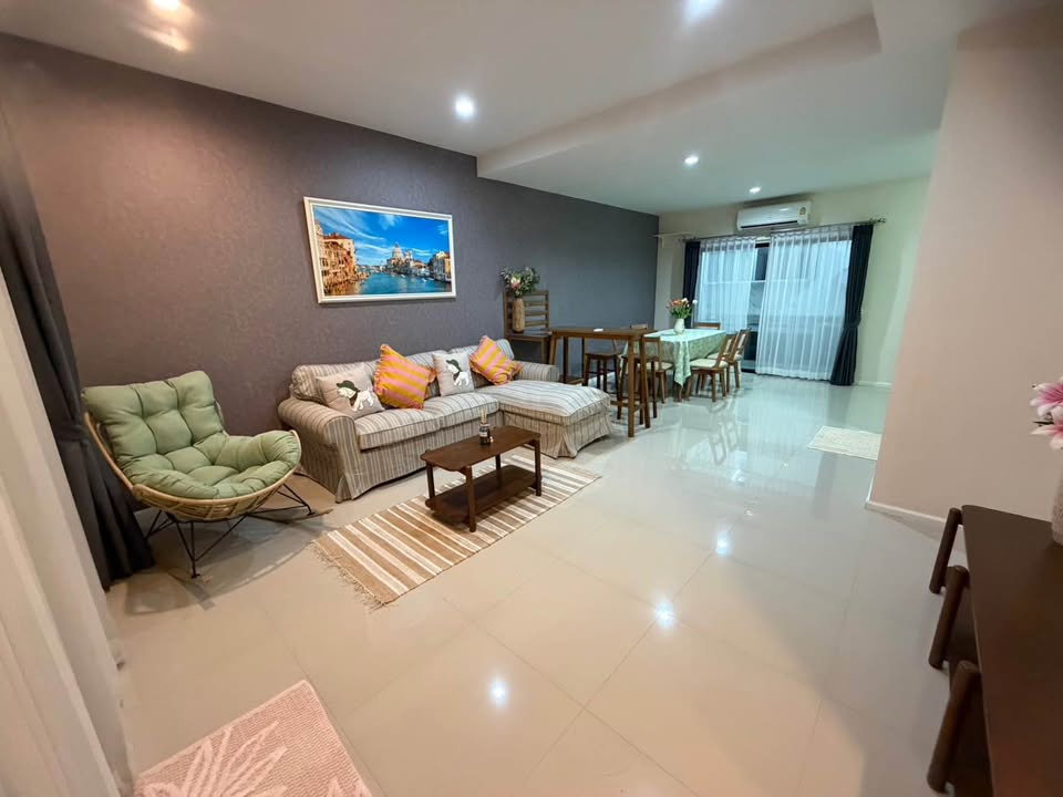 รูป ND0677  🌳ปล่อยเช่า ทาวโฮม โครงการ Plex residence  ถนน เกษตร-นวมินทร์ 🏡🌴 - รูปที่ 2/9