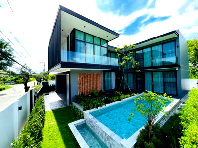 เช่าบ้านเดี่ยว เทศบาลตำบลดอนแก้ว : ให้เช่า Pool Villa สองชั้นหลังใหญ่   บ้านในโครงการ พร้อมระบบรักษาความปลอดภัยที่ดีเยี่ยม   #A7-V0078 