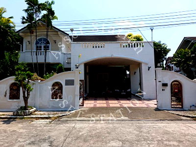 บ้านเดี่ยวให้เช่า : 🏡Baan Suannakarin Nakarin อยู่โซนศรีนครินทร์ ทำเลดี เดินทางสะดวก บรรยากาศสงบ🚘