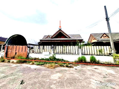 บ้านเดี่ยว ชลบุรี : บ้านเดี่ยว 50 ตร.วา บังเอิญ วิลเลจ 2 บ้านบึง ชลบุรี 1.8M