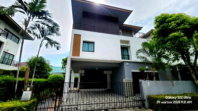 บ้านเดี่ยว กรุงเทพมหานคร : ขายบ้านลุมพินี สวนหลวง ร.9 พัฒนาการ เฉลิมพระเกียรติ ศรีนครินทร์ บ้านเดี่ยว 67 ตร.ว 4ห้องนอน 5ห้องน้ำ 310ตร.ม บ้านสวย สนามบินสุวรรณภูมิ 087-9074045