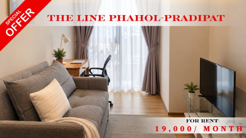 🍀🍀🍀 Prime condo location 🚆ให้เช่า📌 เดอะไลน์ พหล-ประดิพัทธ์ (Line:@rent2022)BTS สะพานควาย ✨พร้อมเข้าอยู่🌼A11463